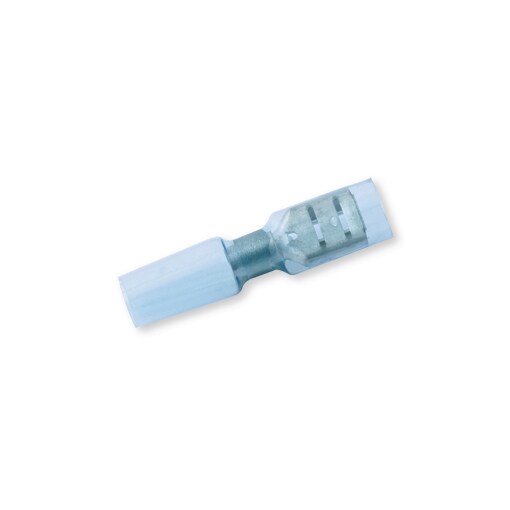 Cosse thermoseal femelle 6,3 mm HQ bleue